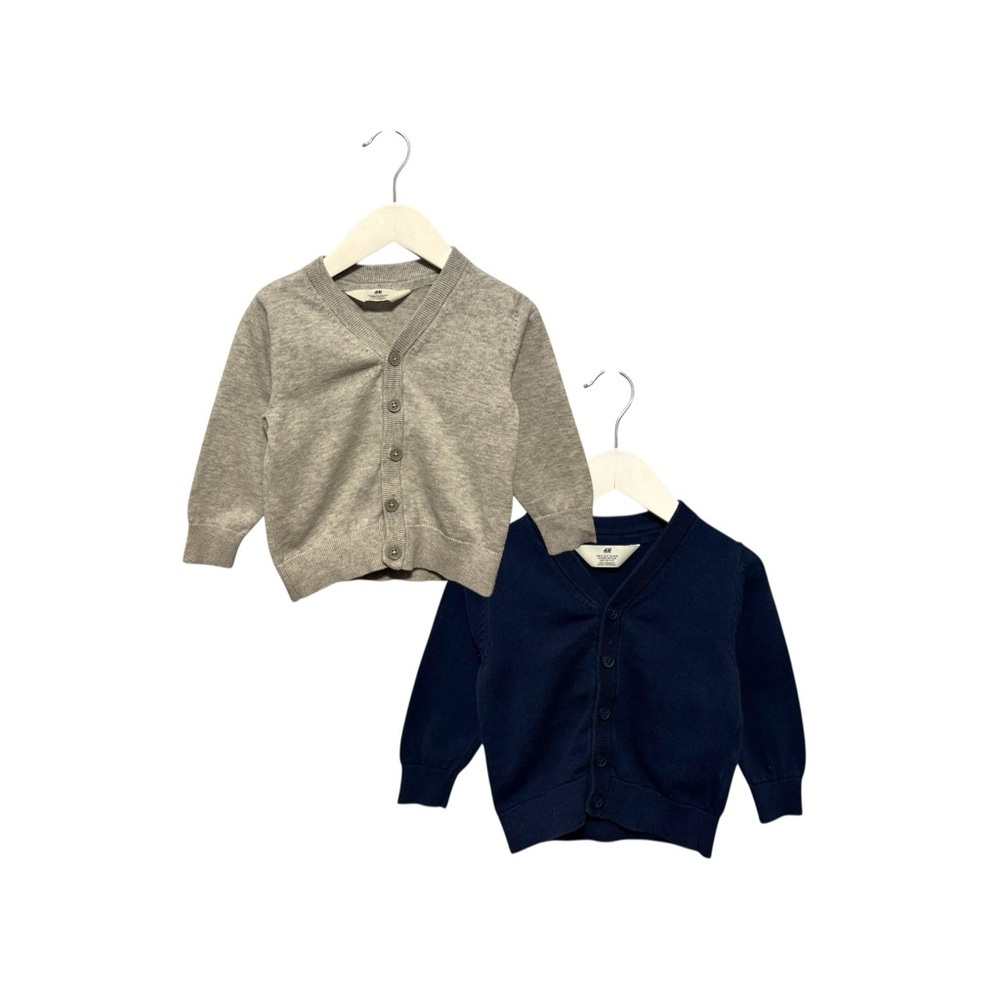 ⭐️ 5/$30 H&M Kids Knit Cardigan Sweater Bundle (2x) size 2T